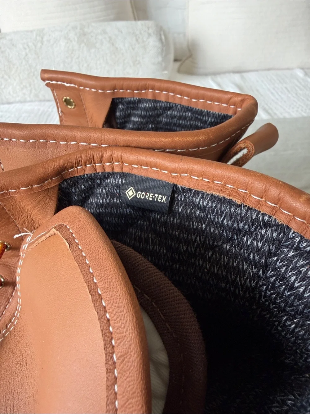 L.L. Bean Two-Tone Brown Men’s Rain & Snow Duck Boots